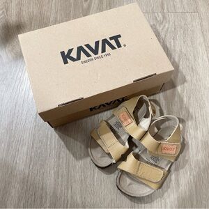 Kavat Bomhus EP Honey Mustard sandals US 7.5 Kid Swedish Brand